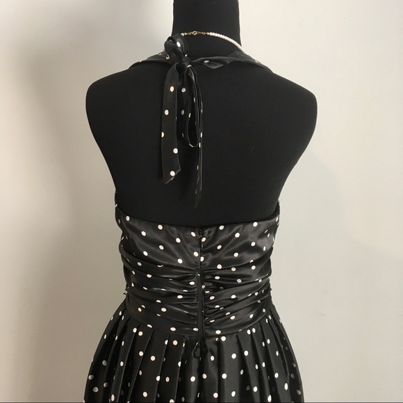 Eliza J Polka Dot Halter Dress - Picture 7 of 8